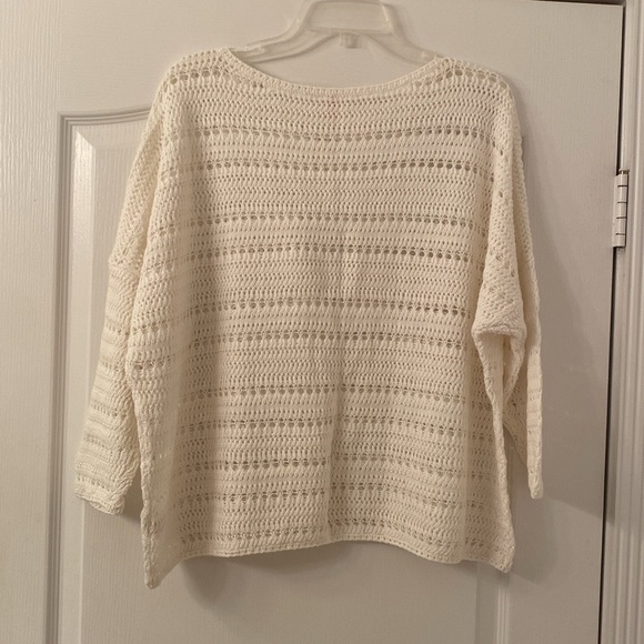 Victoria secret kiss of cashmere crochet sweater size xl - Picture 6 of 6